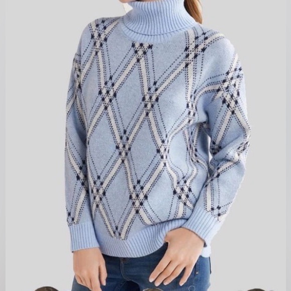 NWOT S Christine 100% Cashmere Turtleneck Sweater - Picture 1 of 3